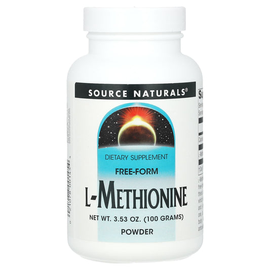 Source Naturals, L-Methionine Powder, 3.53 oz (100 g) - Image 1