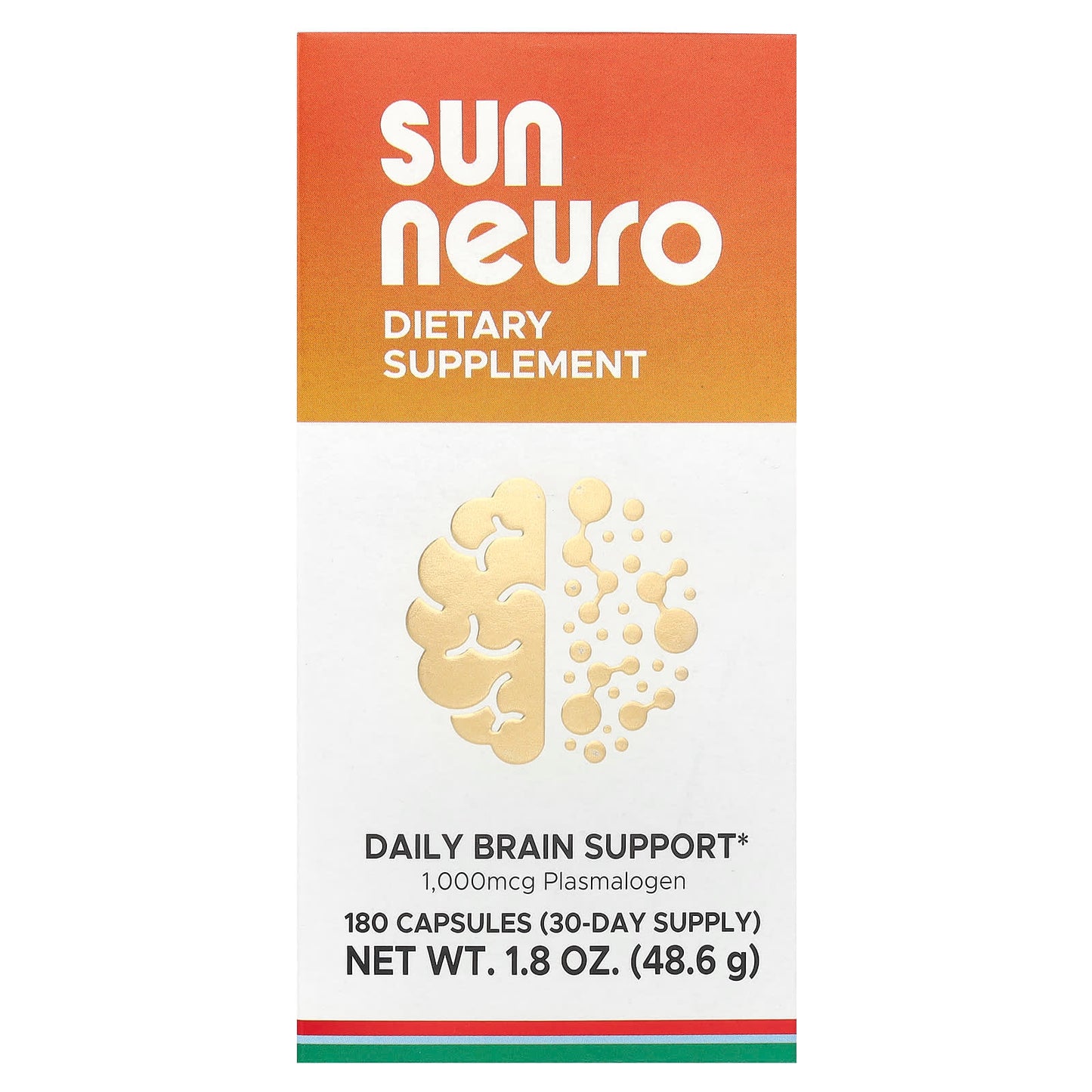 Sun Chlorella, Sun Neuro, 180 Capsules (166 mcg per Capsules) - Image 1