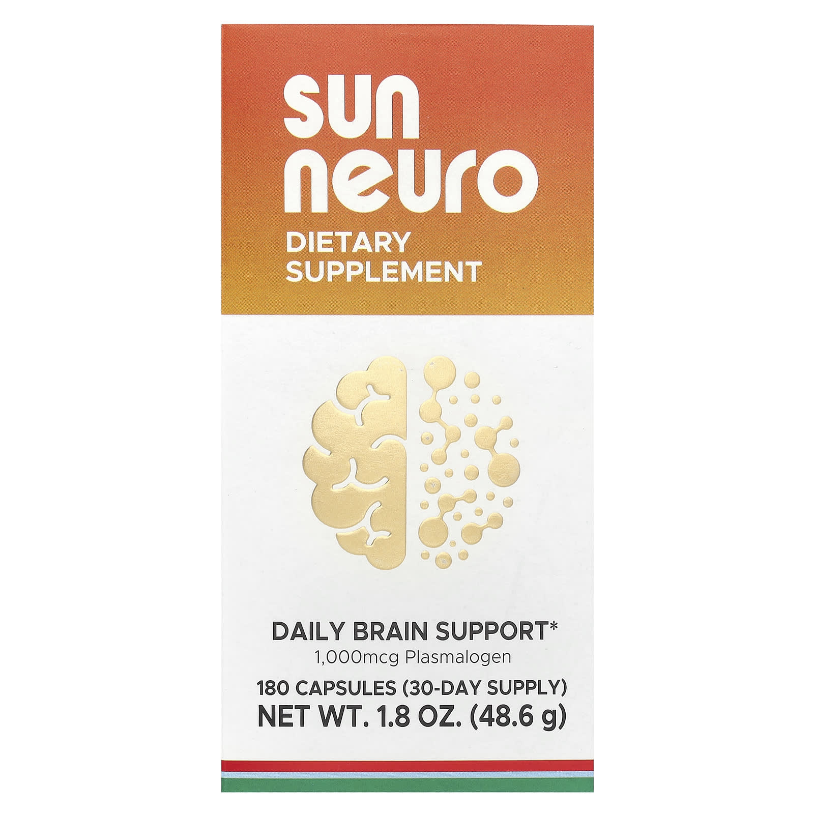 Sun Chlorella, Sun Neuro, 180 Capsules (166 mcg per Capsules) - Image 1