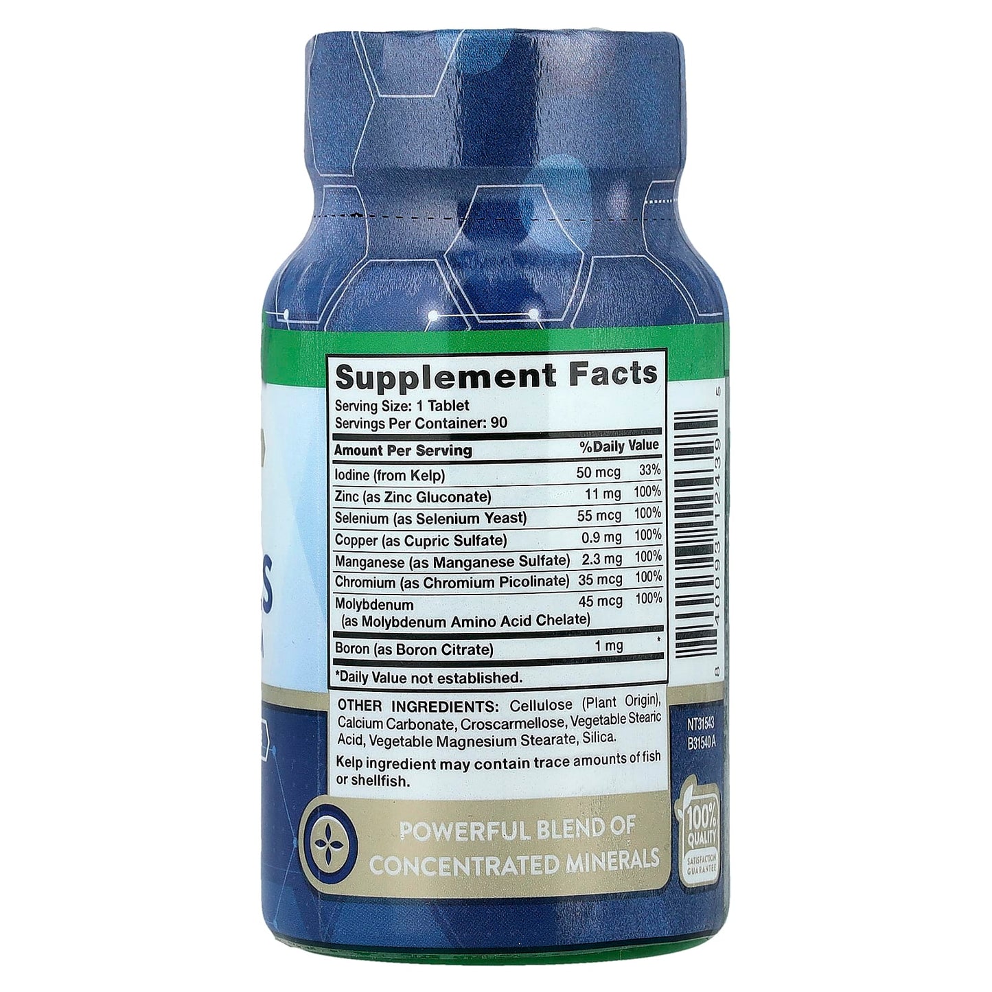Nature's Truth, Trace Minerals, Full Spectrum, 90 Tablets - Image 2