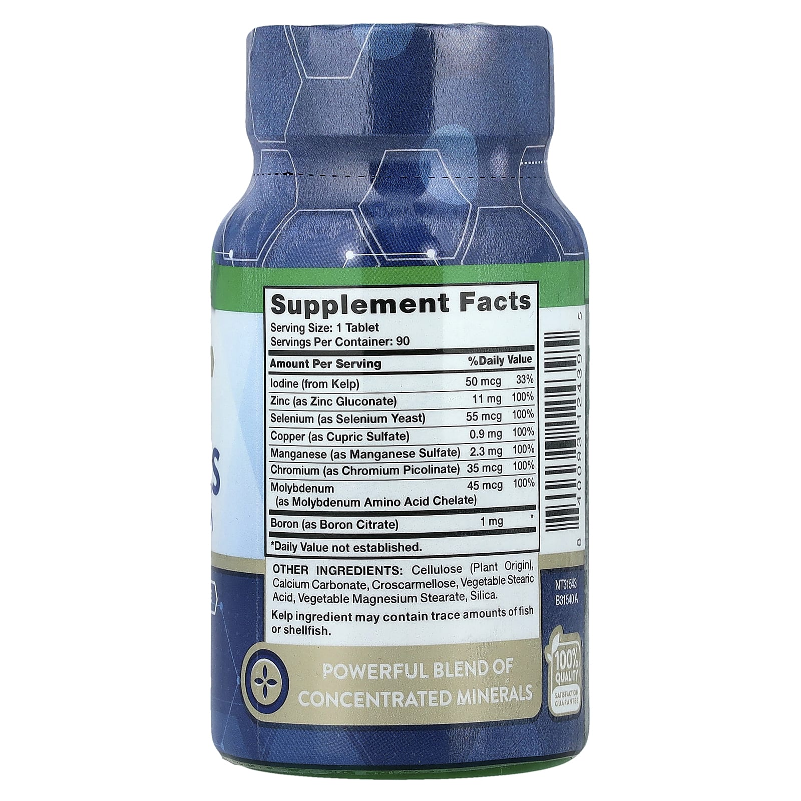 Nature's Truth, Trace Minerals, Full Spectrum, 90 Tablets - Image 2