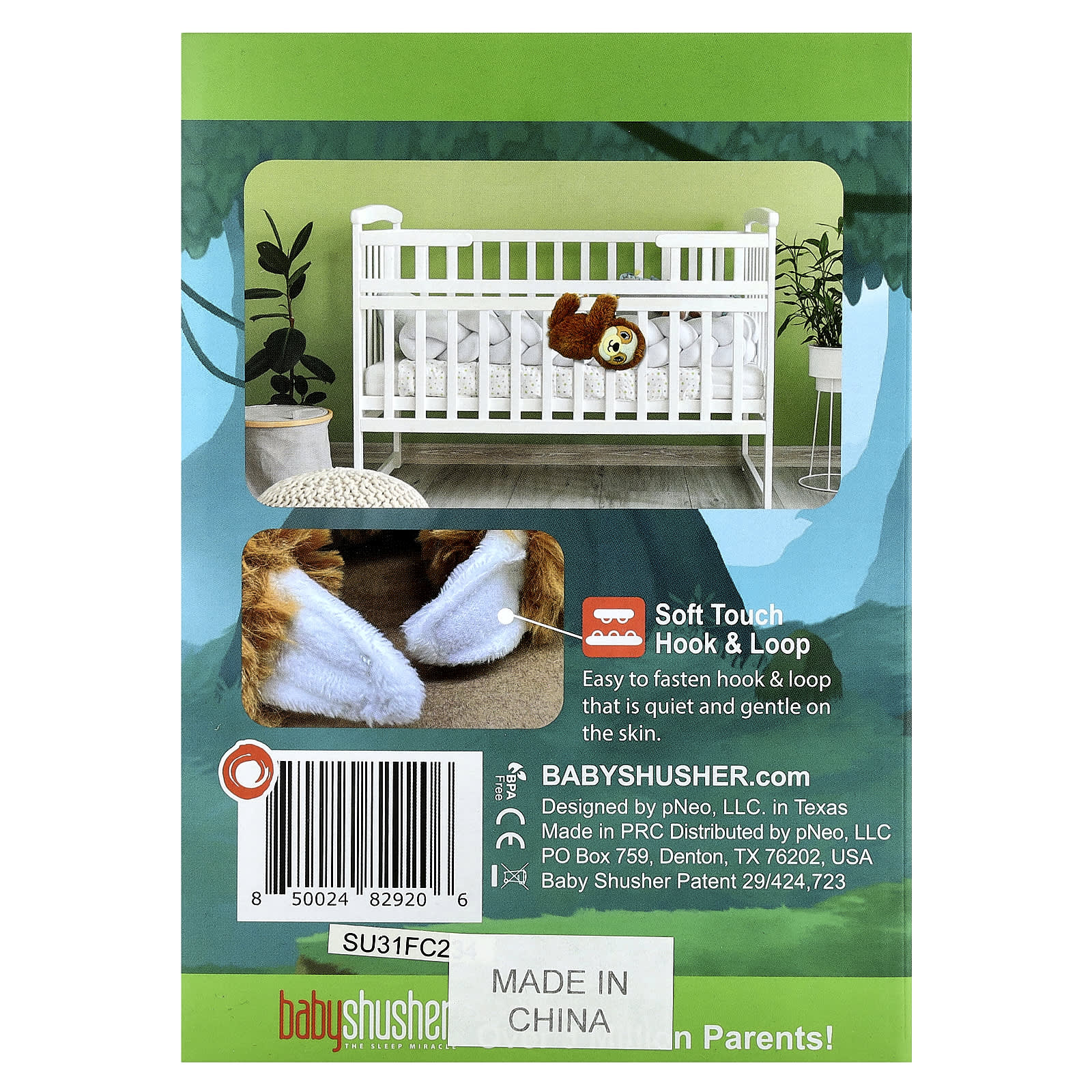Baby Shusher Sloth - Soothing Sound Machine for Babies - Image 2