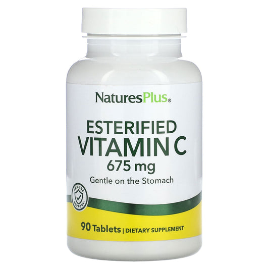 NaturesPlus, Esterified Vitamin C, 675 mg, 90 Tablets - Image 1