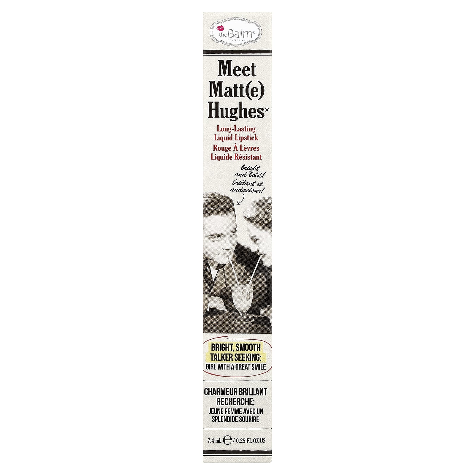 theBalm Cosmetics, Meet Matt(e) Hughes®, Long-Lasting Liquid Lipstick, Sincere, 0.25 fl oz (7.4 ml) - Image 2