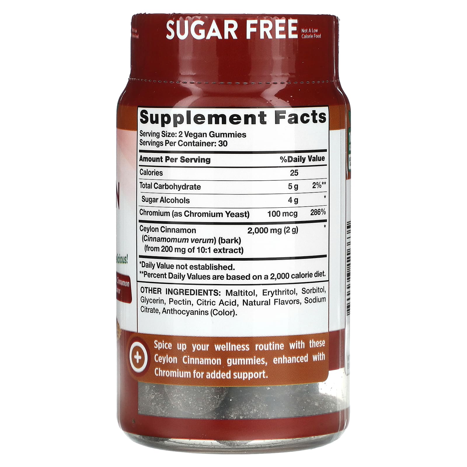 Nature's Truth, Ceylon Cinnamon, 60 Vegan Gummies - Image 2