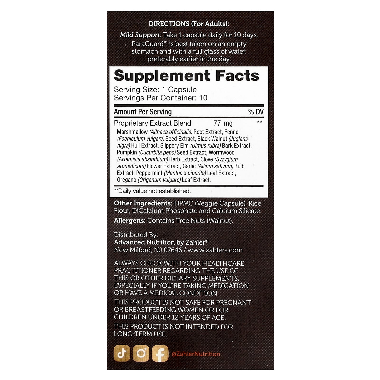 Zahler, ParaGuard™, 10 Capsules - Image 2
