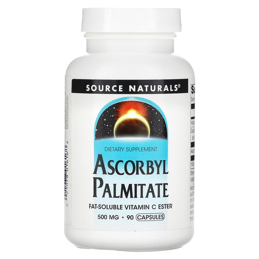 Source Naturals, Ascorbyl Palmitate, 90 Capsules - Image 1