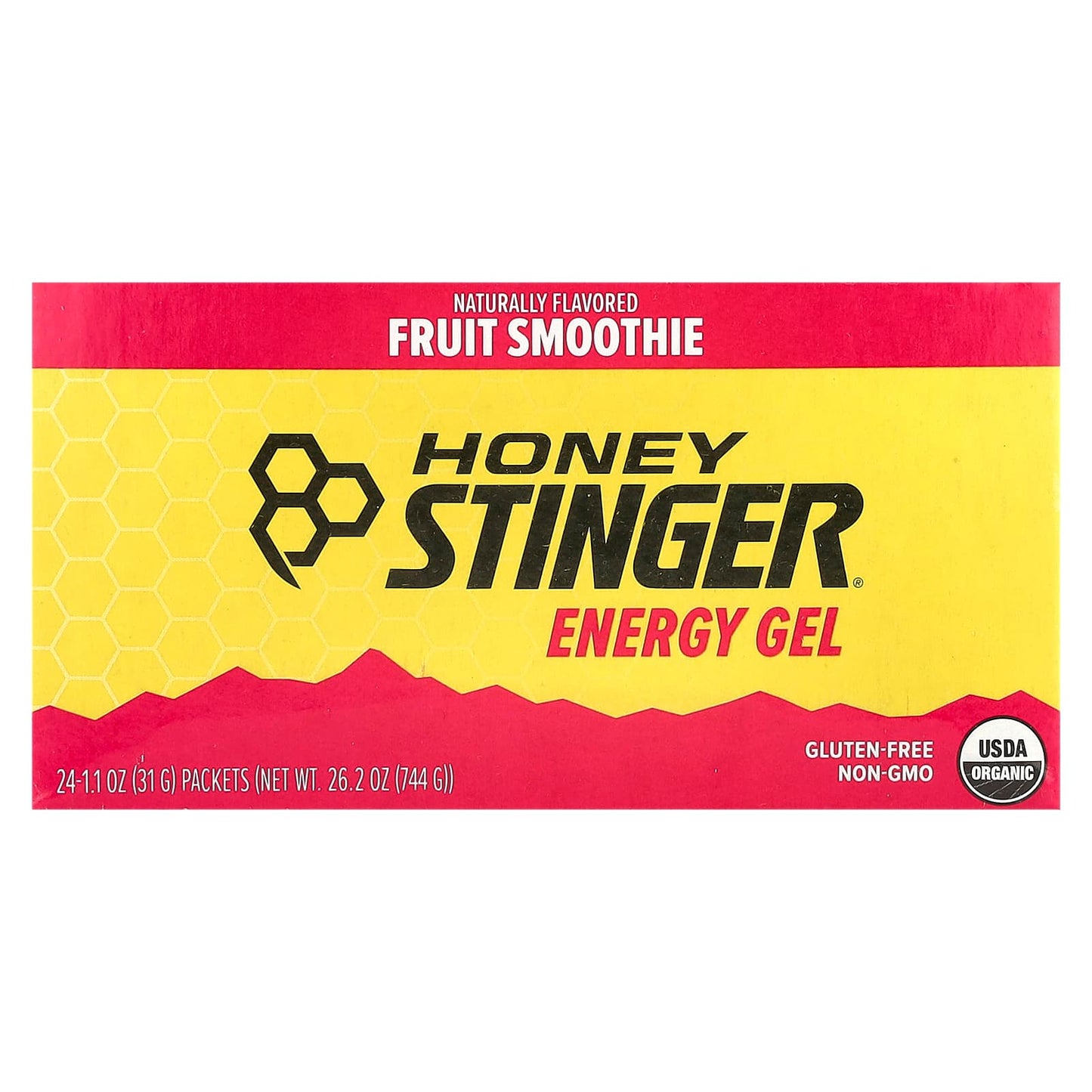 Fruit Smoothie Energy Gels by Honey Stinger - 24 Pack - Image 1