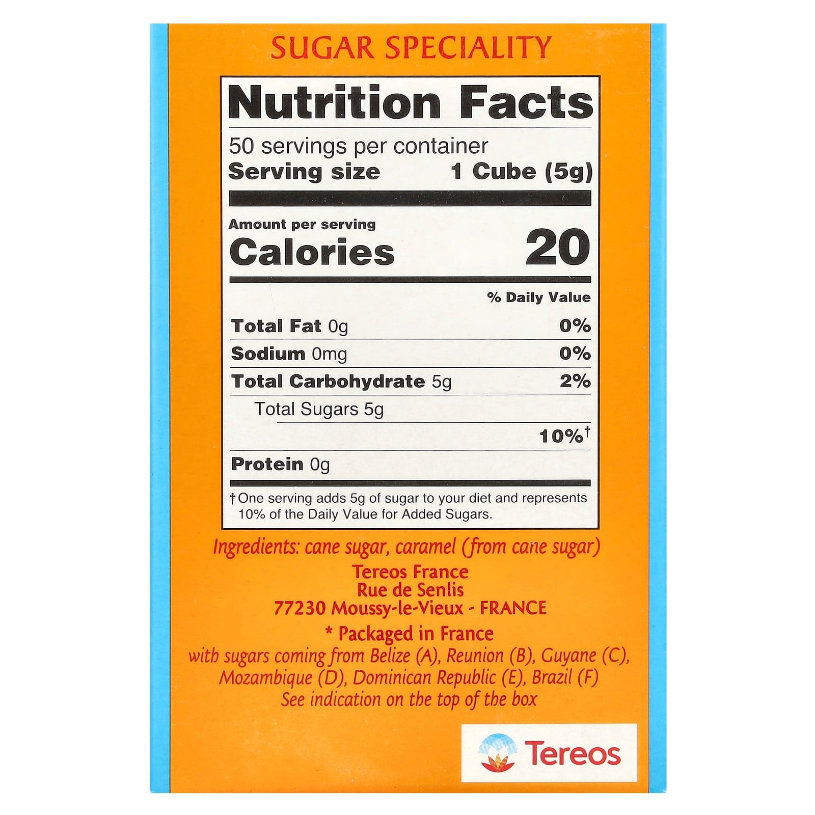 La Perruche, Pure Cane Rough Sugar Cubes, 8.8 oz (250 g) - Image 2