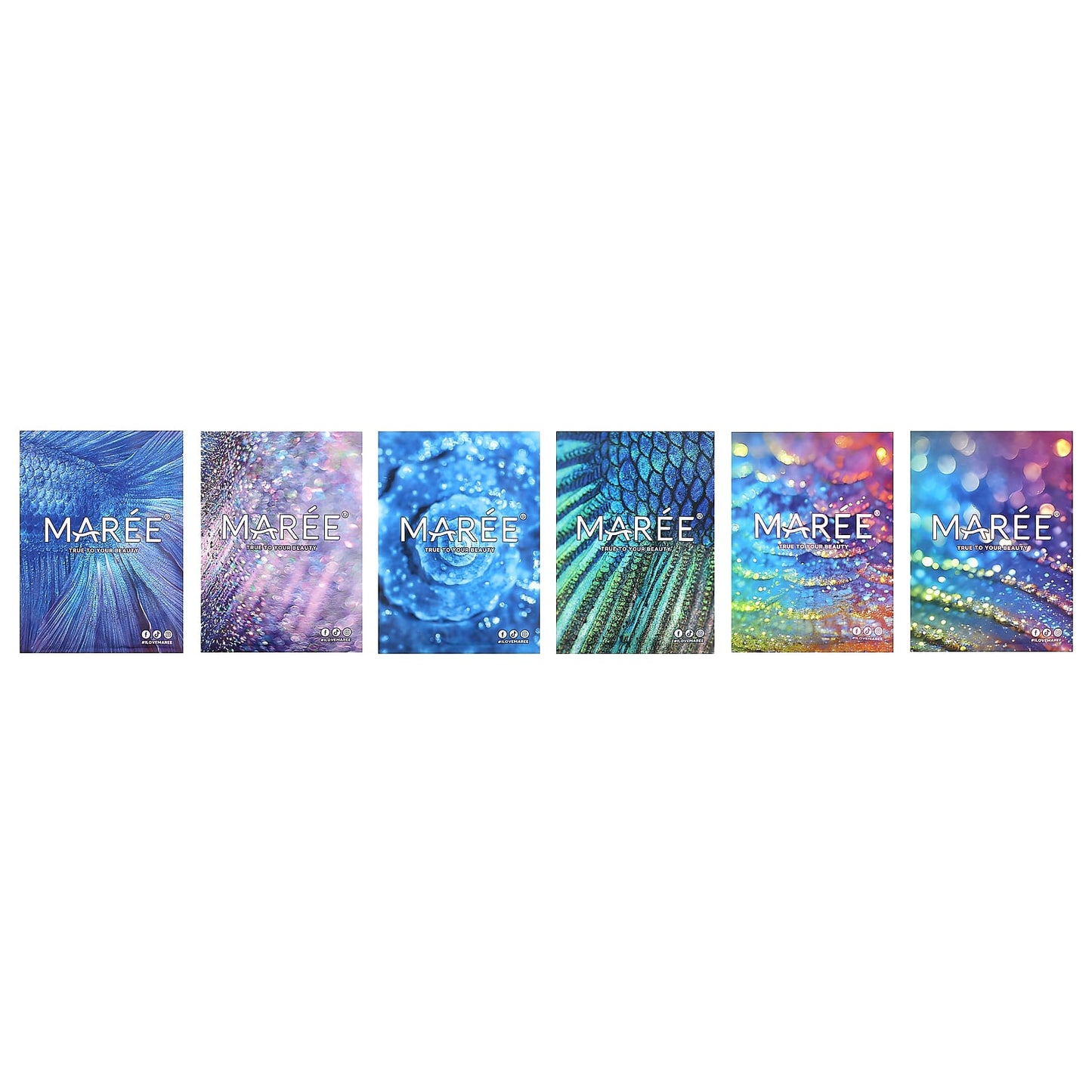Maree, Marine Collagen Beauty Facial Masks, 6 Masks - Image 1