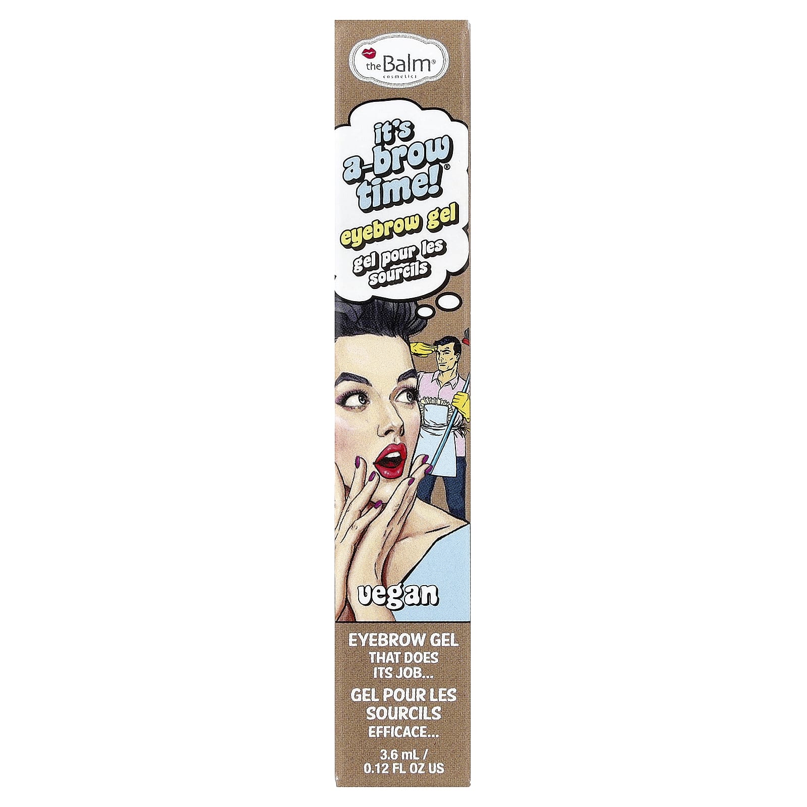 theBalm Cosmetics, It's A-Brow Time!® Eyebrow Gel, Blonde Brown, 0.12 fl oz (3.6 ml) - Image 2