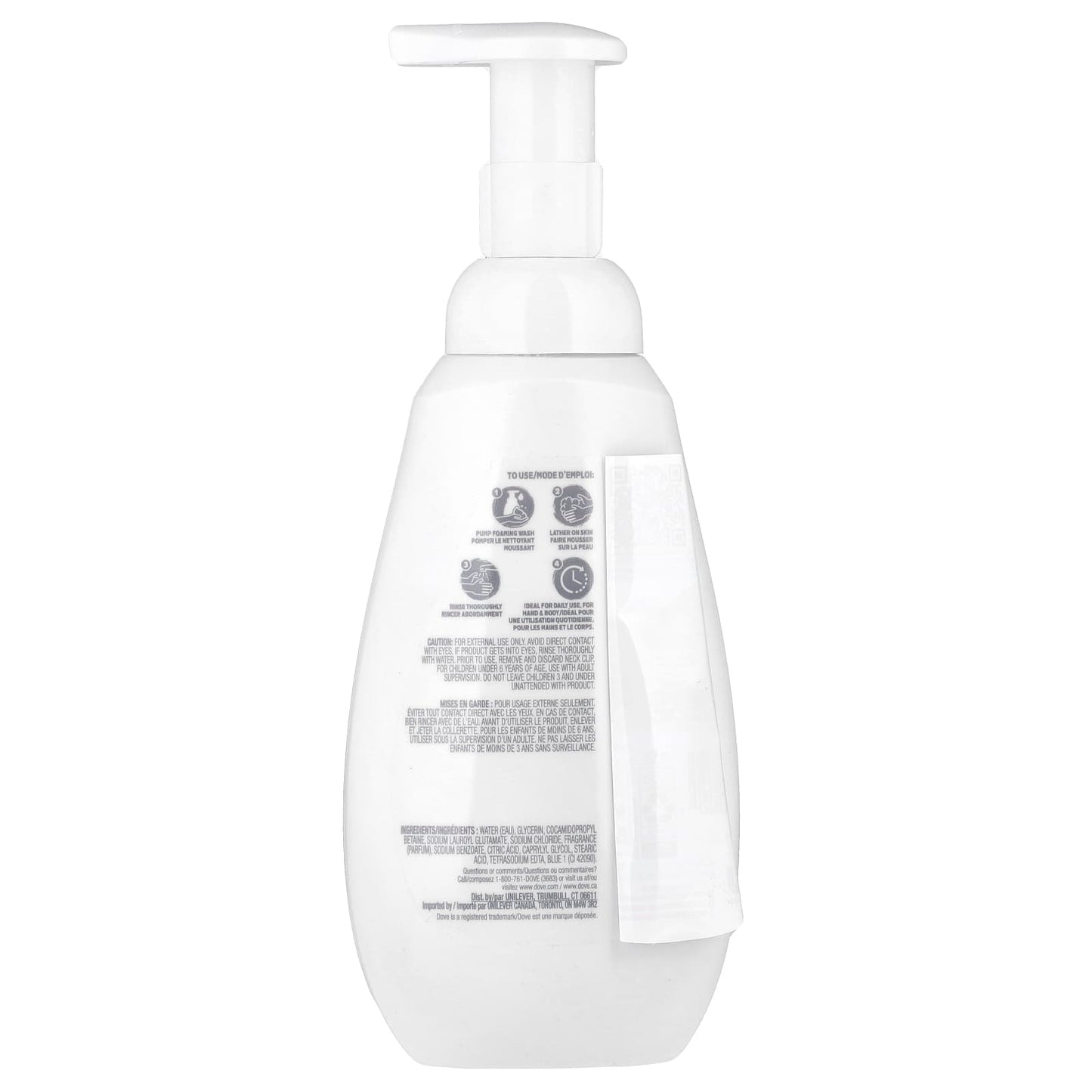 Dove Kids Care Foaming Body Wash for Kids, Cotton Candy, 13.5 fl oz - Image 2