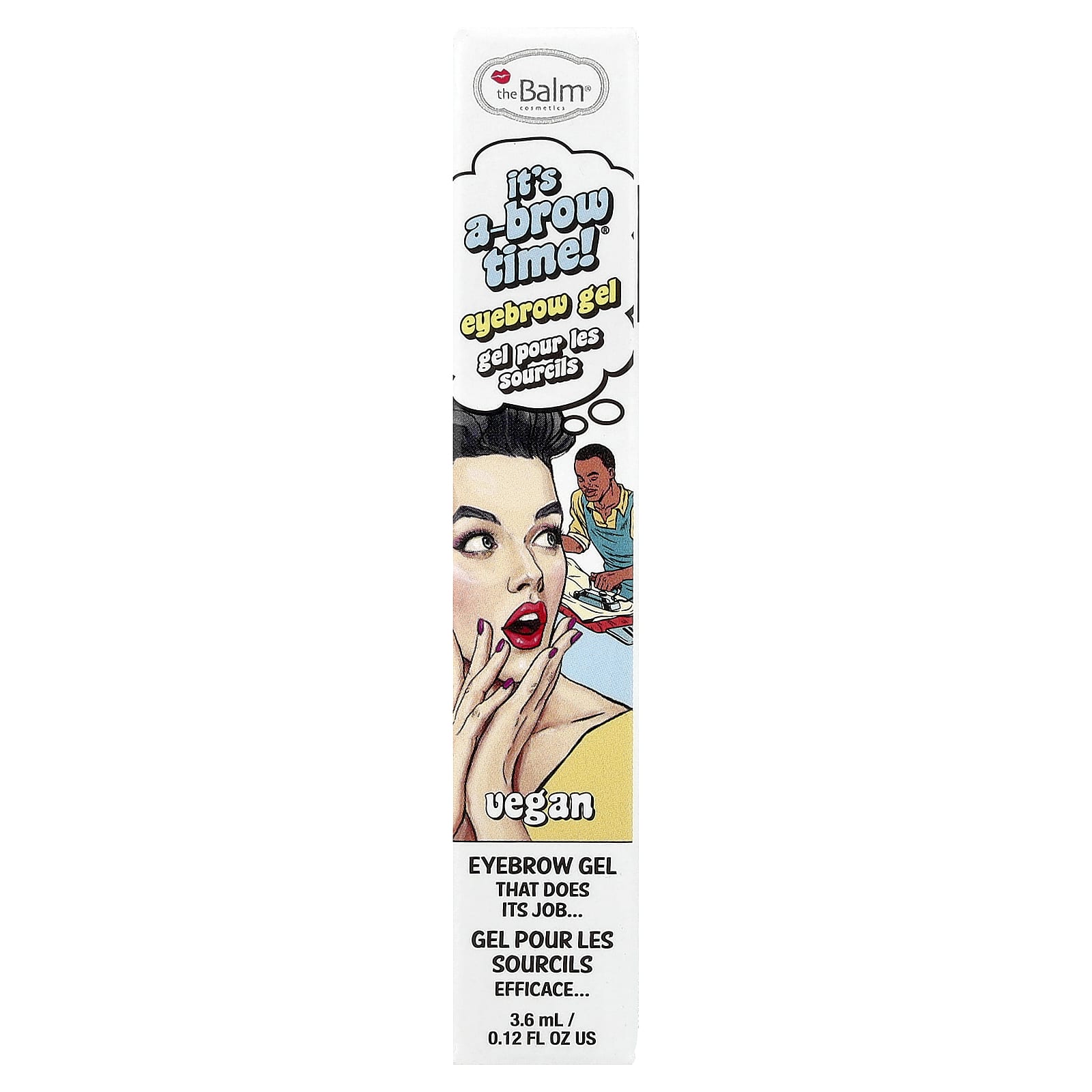 theBalm Cosmetics, It's A-Brow Time!® Eyebrow Gel, Clear, 0.12 fl oz (3.6 ml) - Image 2