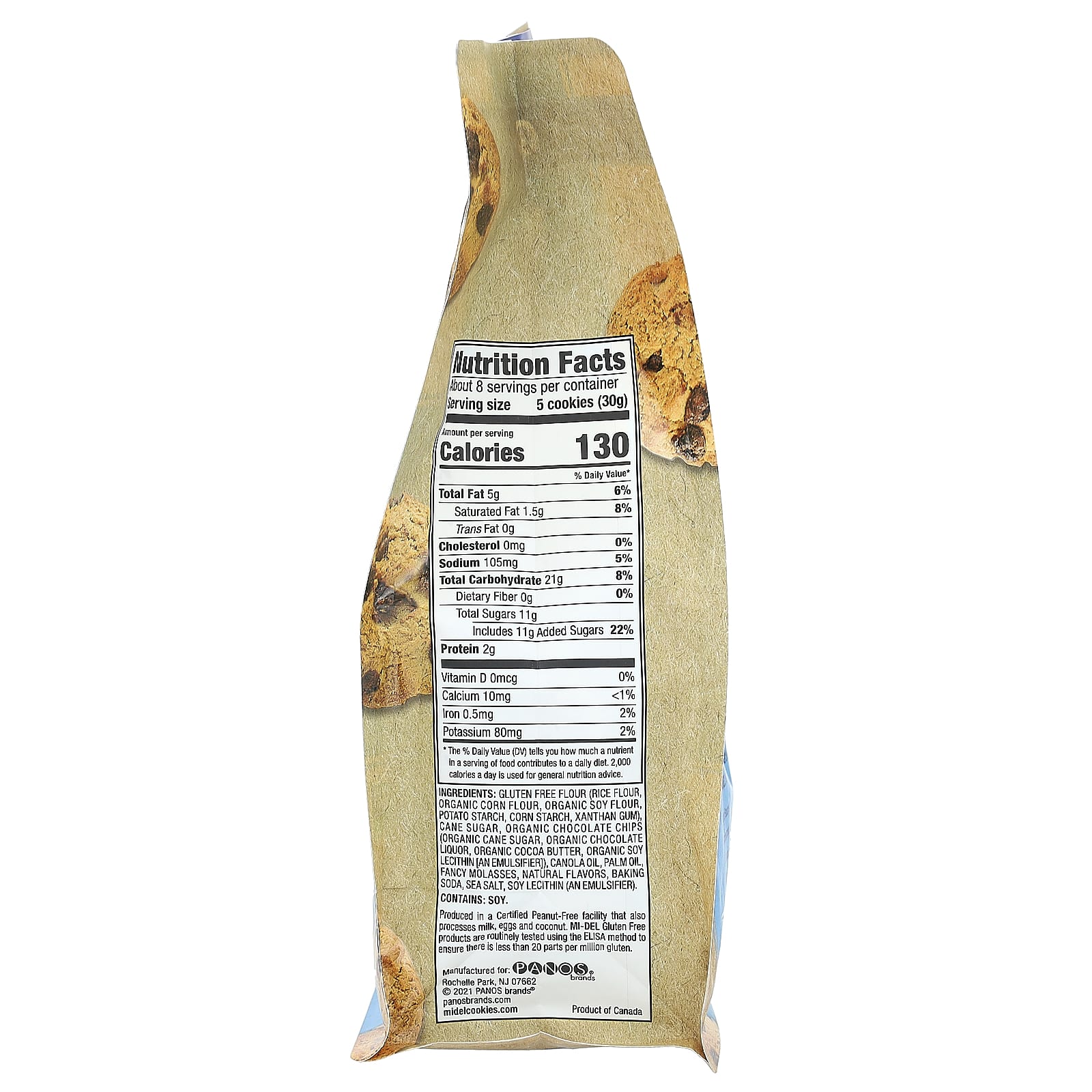 Mi-Del Cookies, Crunchy Cookies, Chocolate Chip, 8 oz (227 g) - Image 2