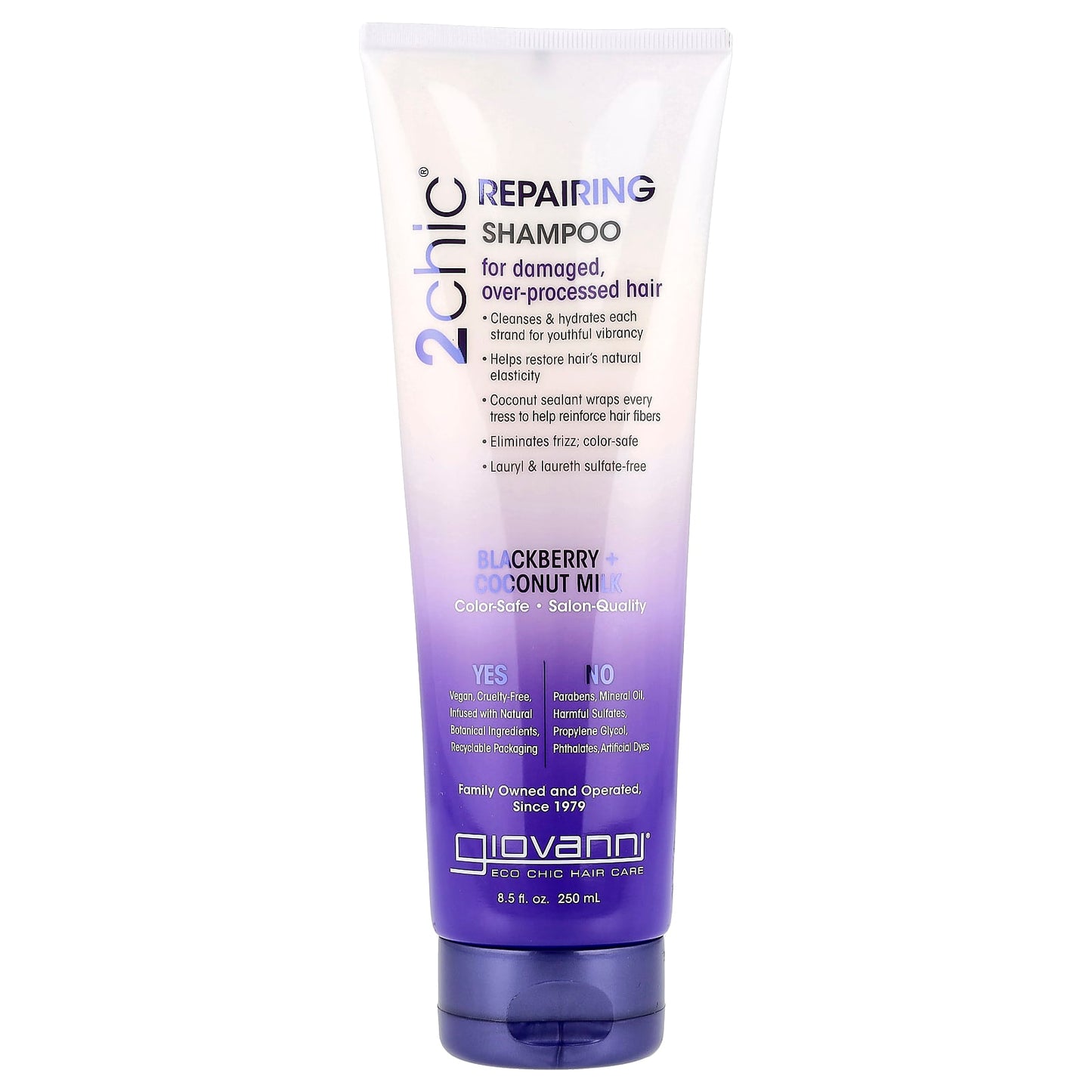 Repair Damaged Hair with Giovanni 2chic Repairing Shampoo - Image 1