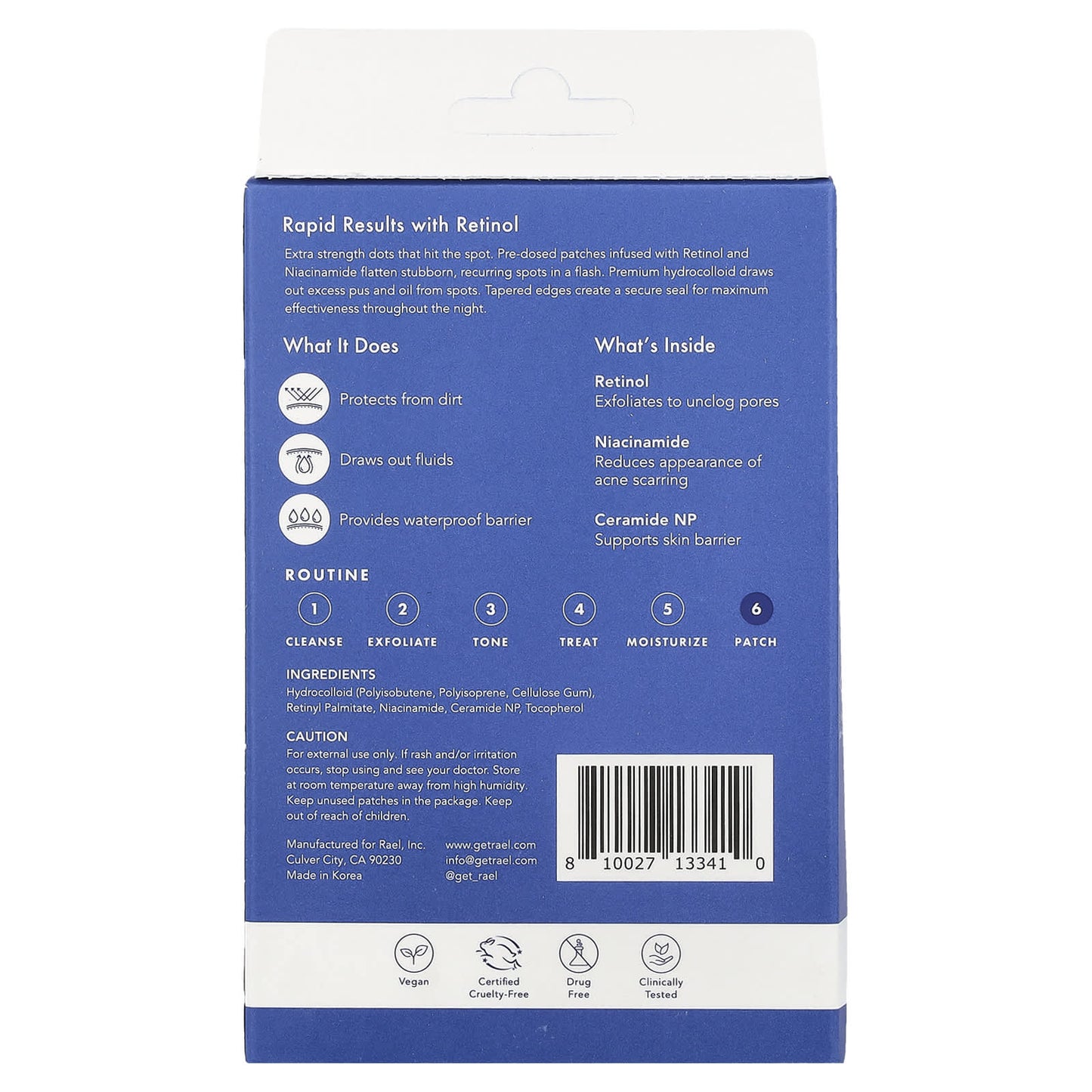 Rael, Miracle Patch, Advanced Strength Retinol Spot Cover, 48 Patches - Image 2