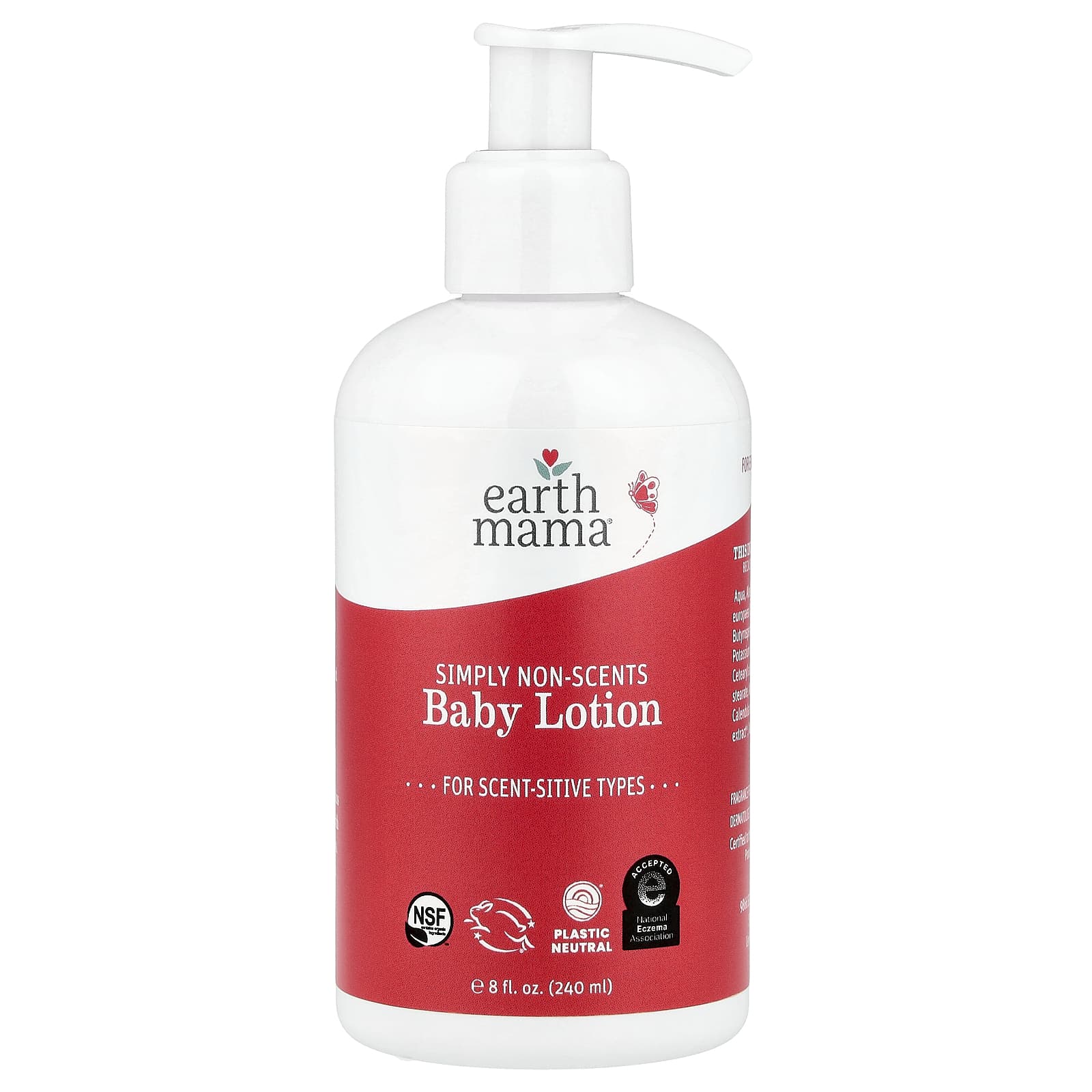 Sensitive Skin Baby Lotion by Earth Mama, 8 fl oz (240 ml) - Image 1