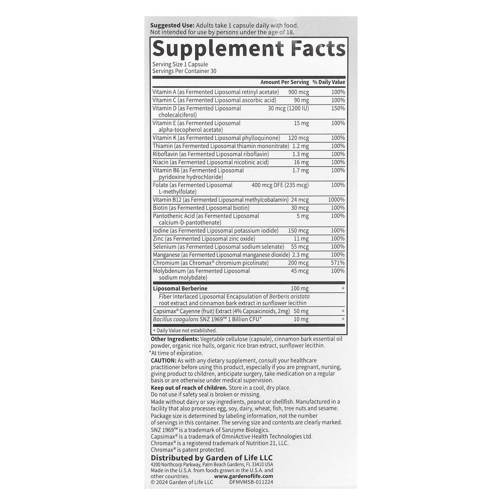 Garden of Life Dr. Formulated Multi+, Metabolism Support Vitamins & Probiotics - Image 2