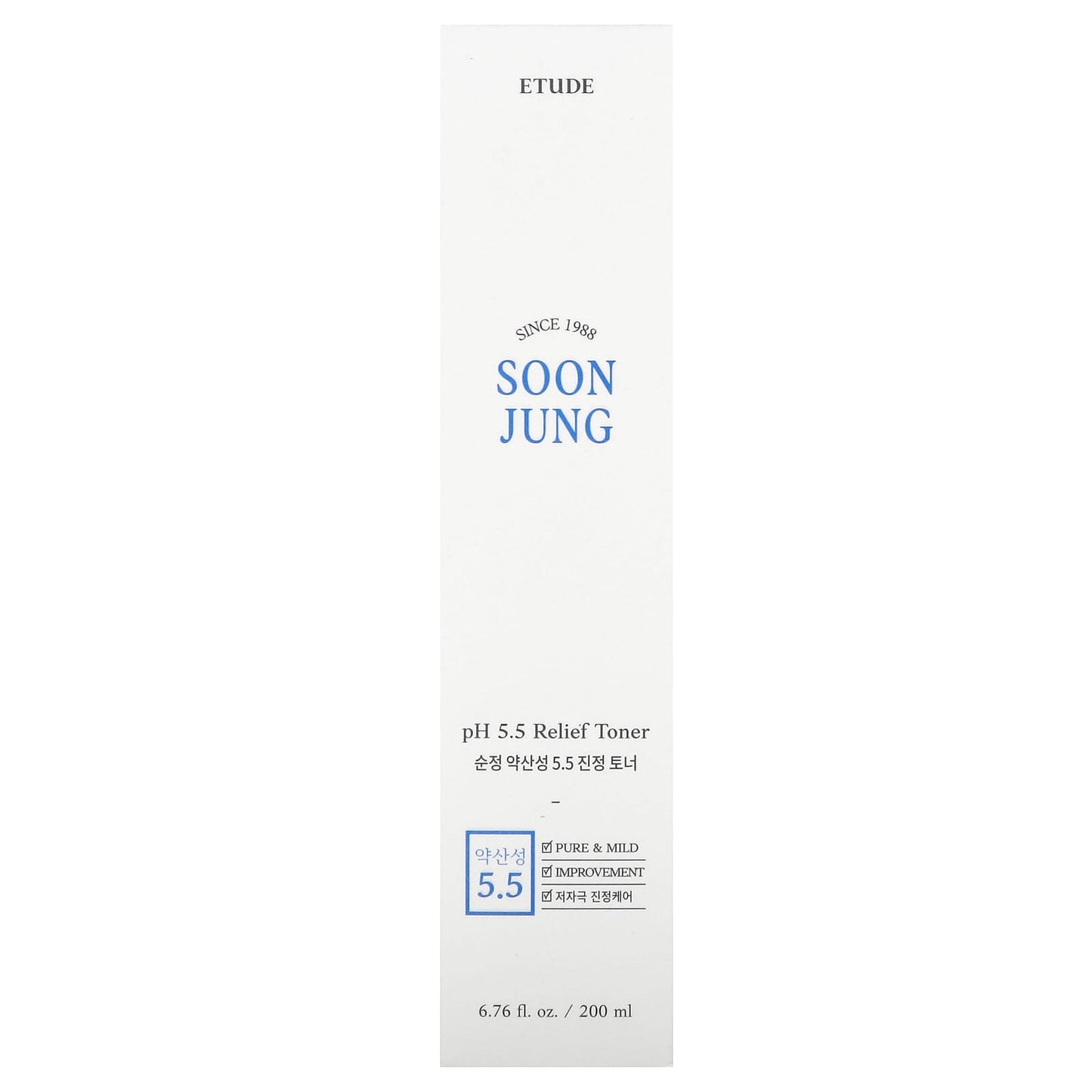 ETUDE SoonJung pH 5.5 Relief Toner for Soothing Irritated Skin, 200ml - Image 2
