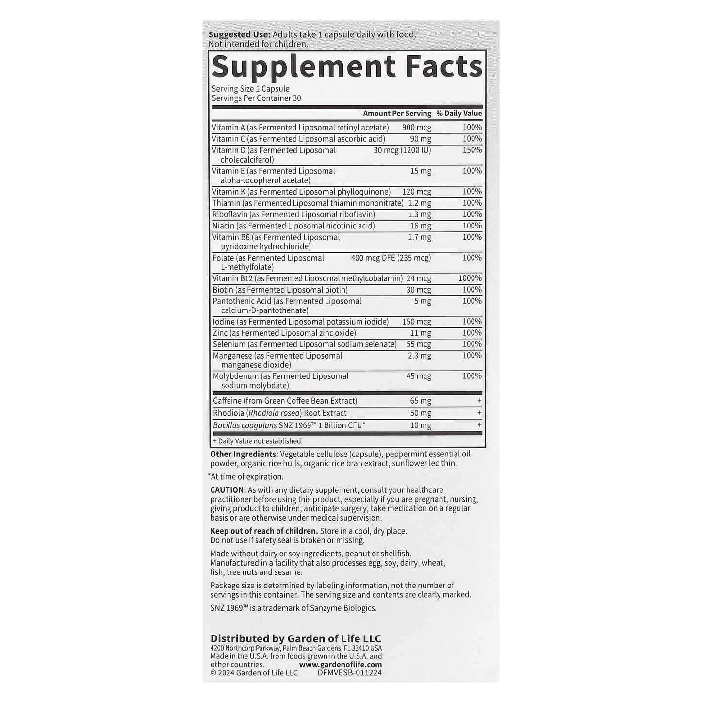 Garden of Life Dr. Formulated Multi+ Energy Support for Mental Clarity $29.99 - Image 2