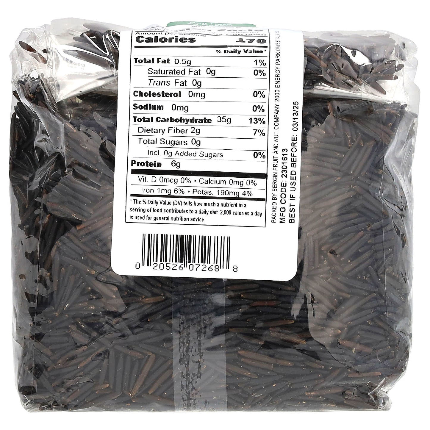 Nourish with Wild Rice from Bergin Fruit and Nut Company - 16 oz - Image 2