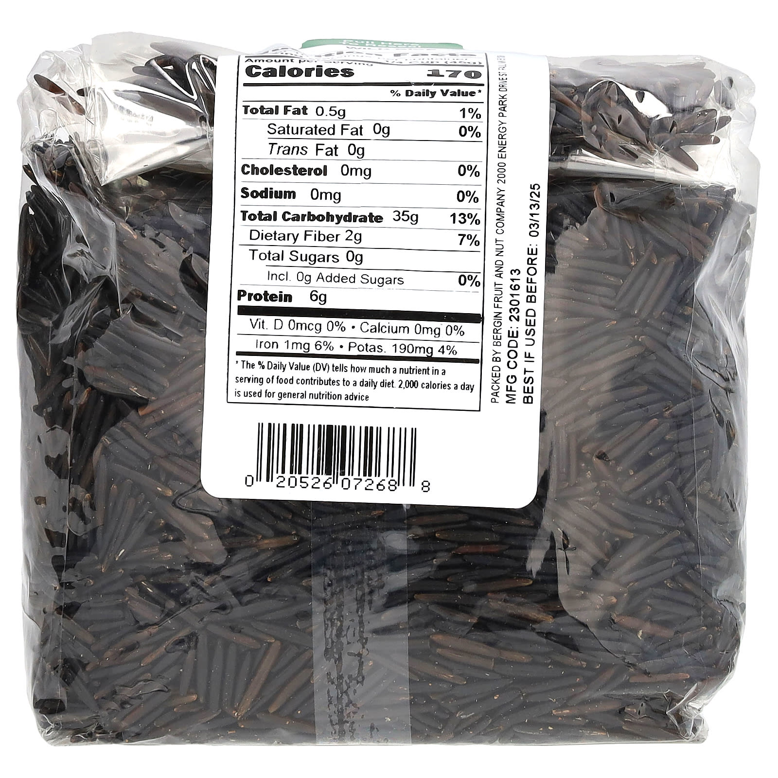 Nourish with Wild Rice from Bergin Fruit and Nut Company - 16 oz - Image 2