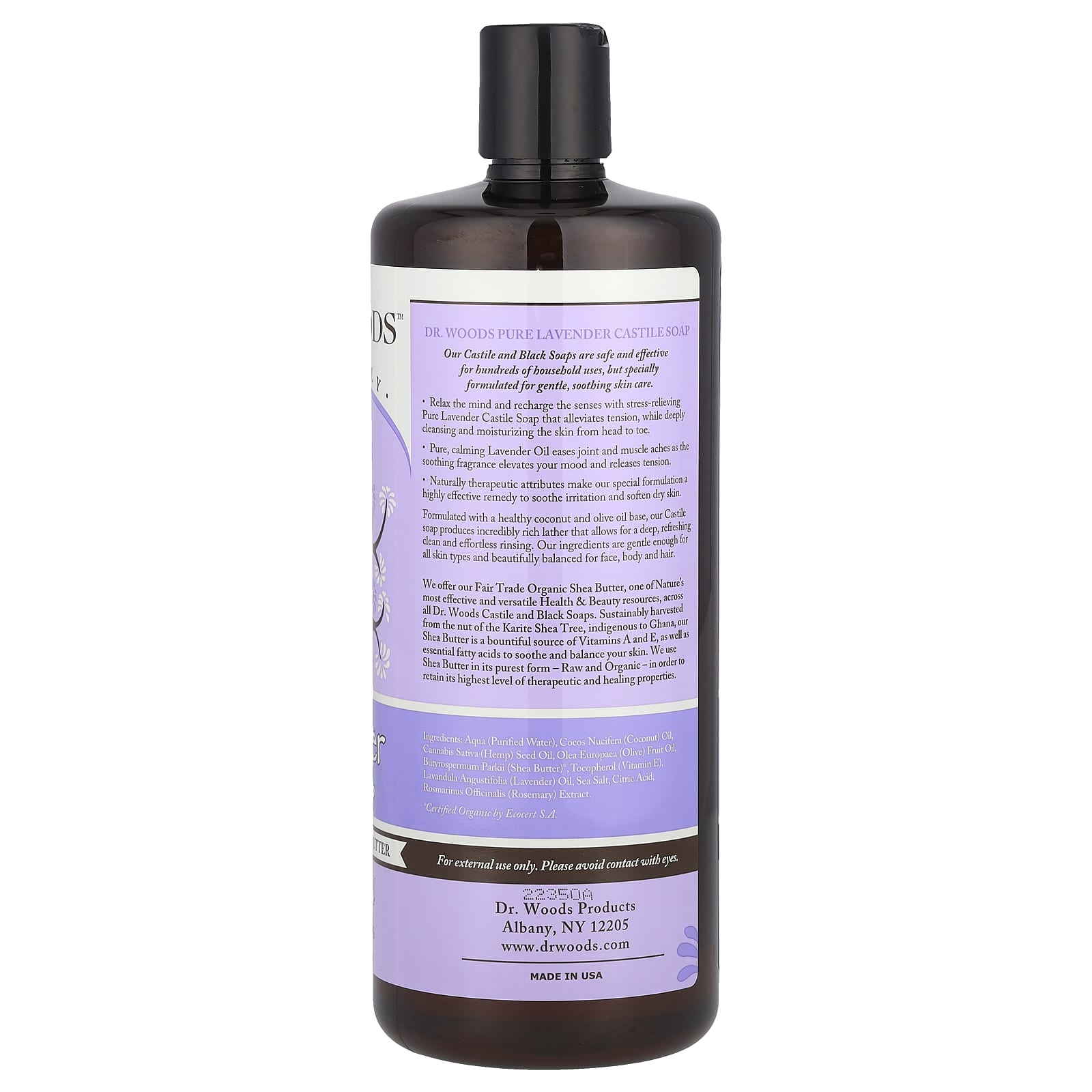 Nourish Your Skin with Dr. Woods' Lavender Castile Soap - Image 2