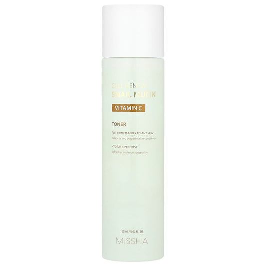 Missha, Cell Renew Snail Mucin, Vitamin C Toner, 5.07 fl oz (150 ml) - Image 1