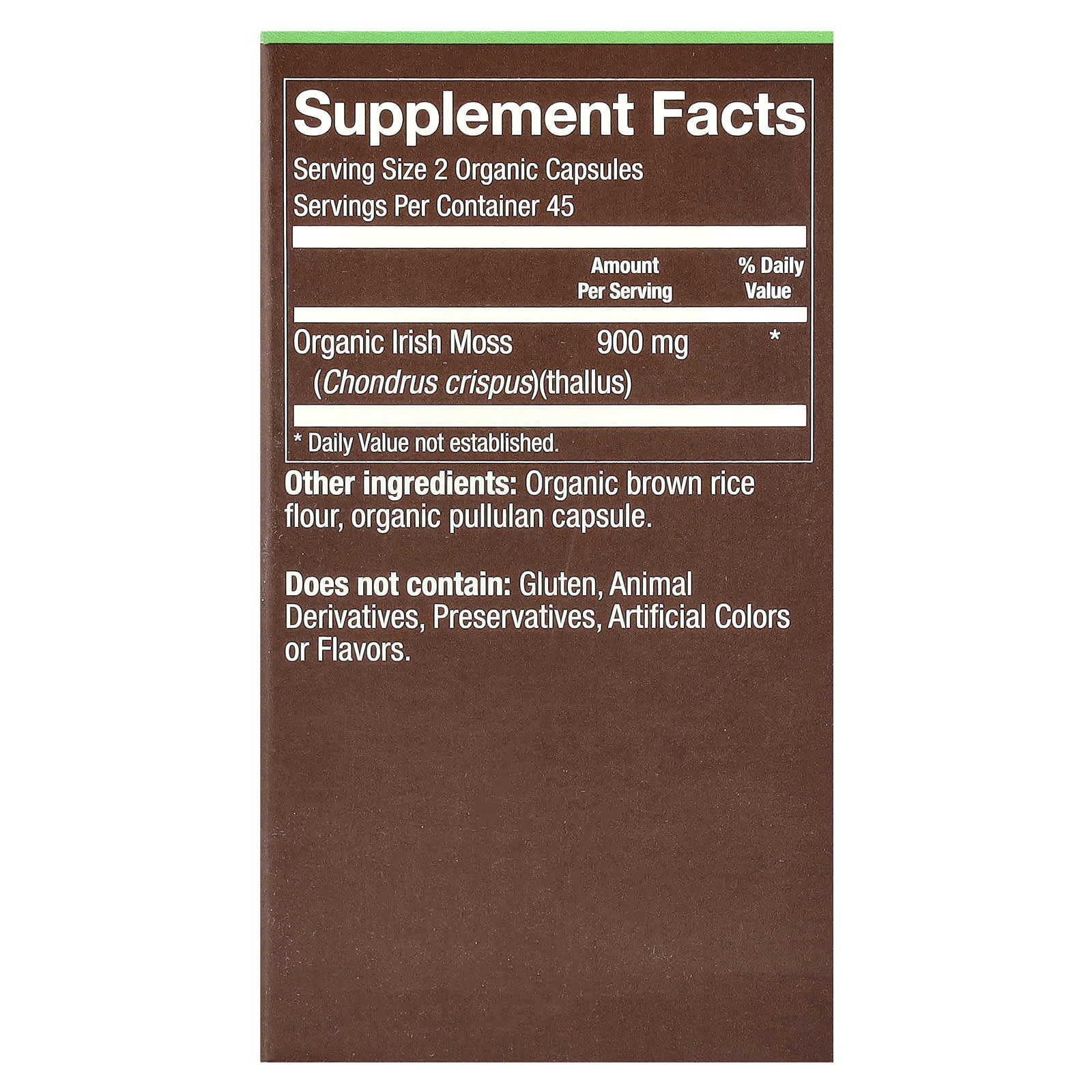 Plnt, Organic Sea Moss, 90 Organic Capsules - Image 2