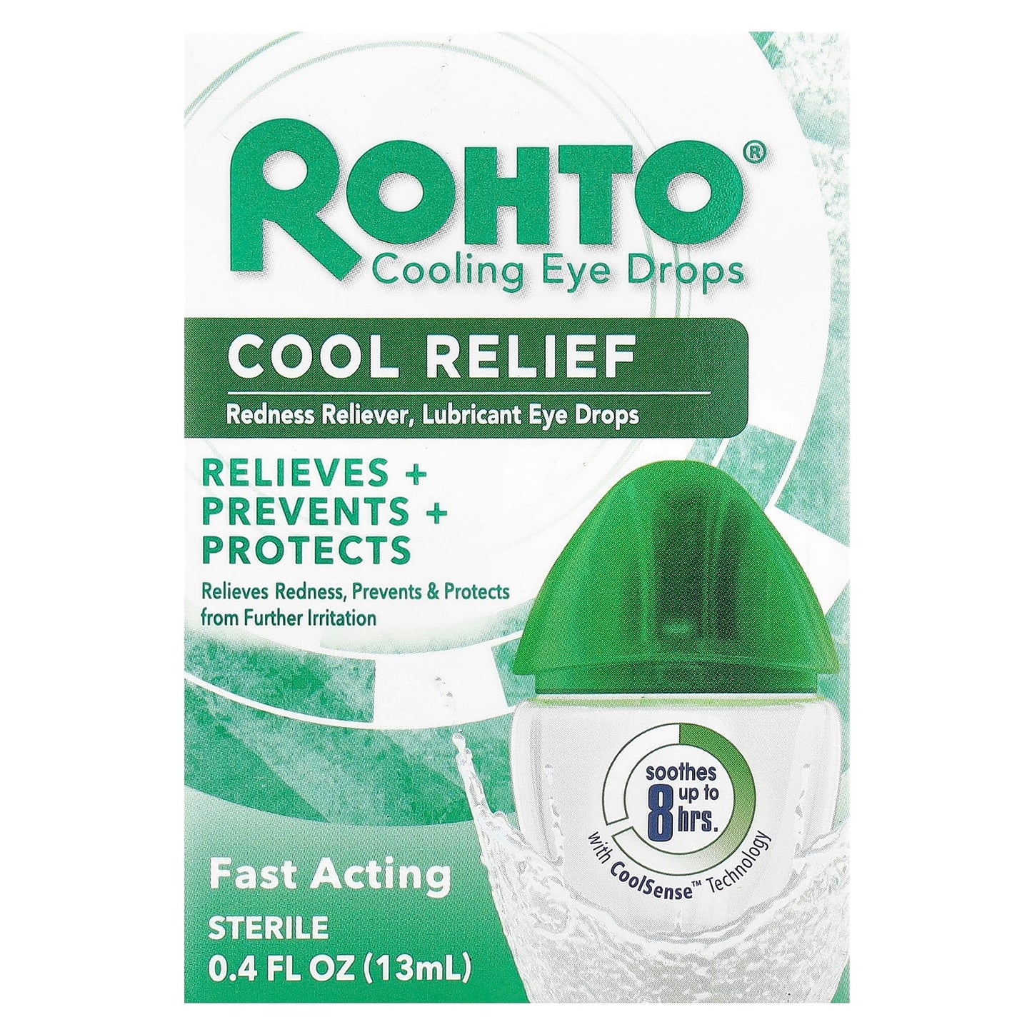 Rohto, Cooling Eye Drops, Cool Relief, 0.4 fl oz (13 ml) - Image 2