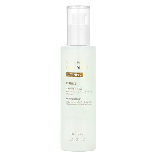 Missha, Cell Renew Snail Mucin, Vitamin C Essence, 3.38 fl oz (100 ml) - Image 1
