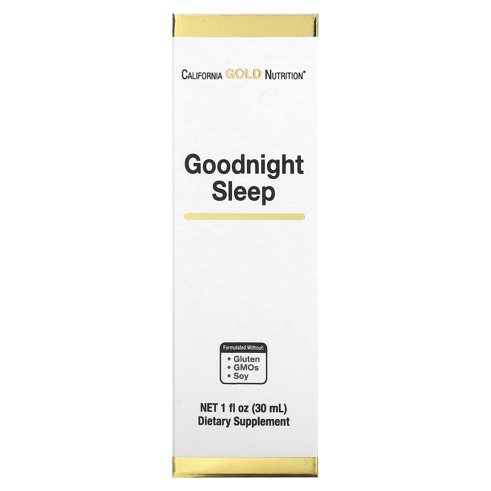 California Gold Nutrition Goodnight Sleep - Calming Liquid Supplement - Image 1