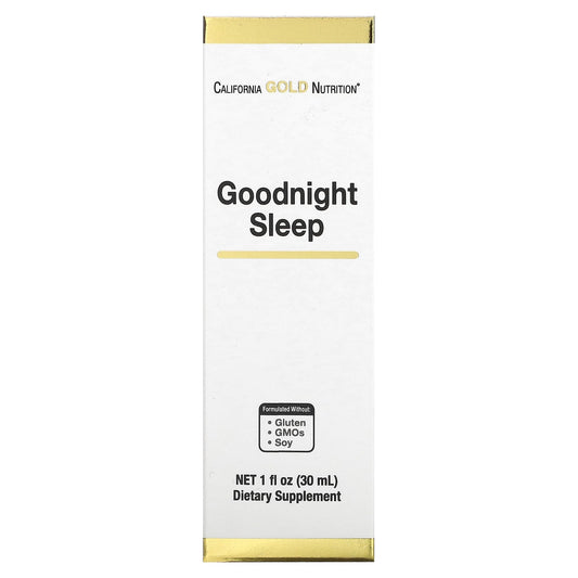 California Gold Nutrition Goodnight Sleep - Calming Liquid Supplement - Image 1