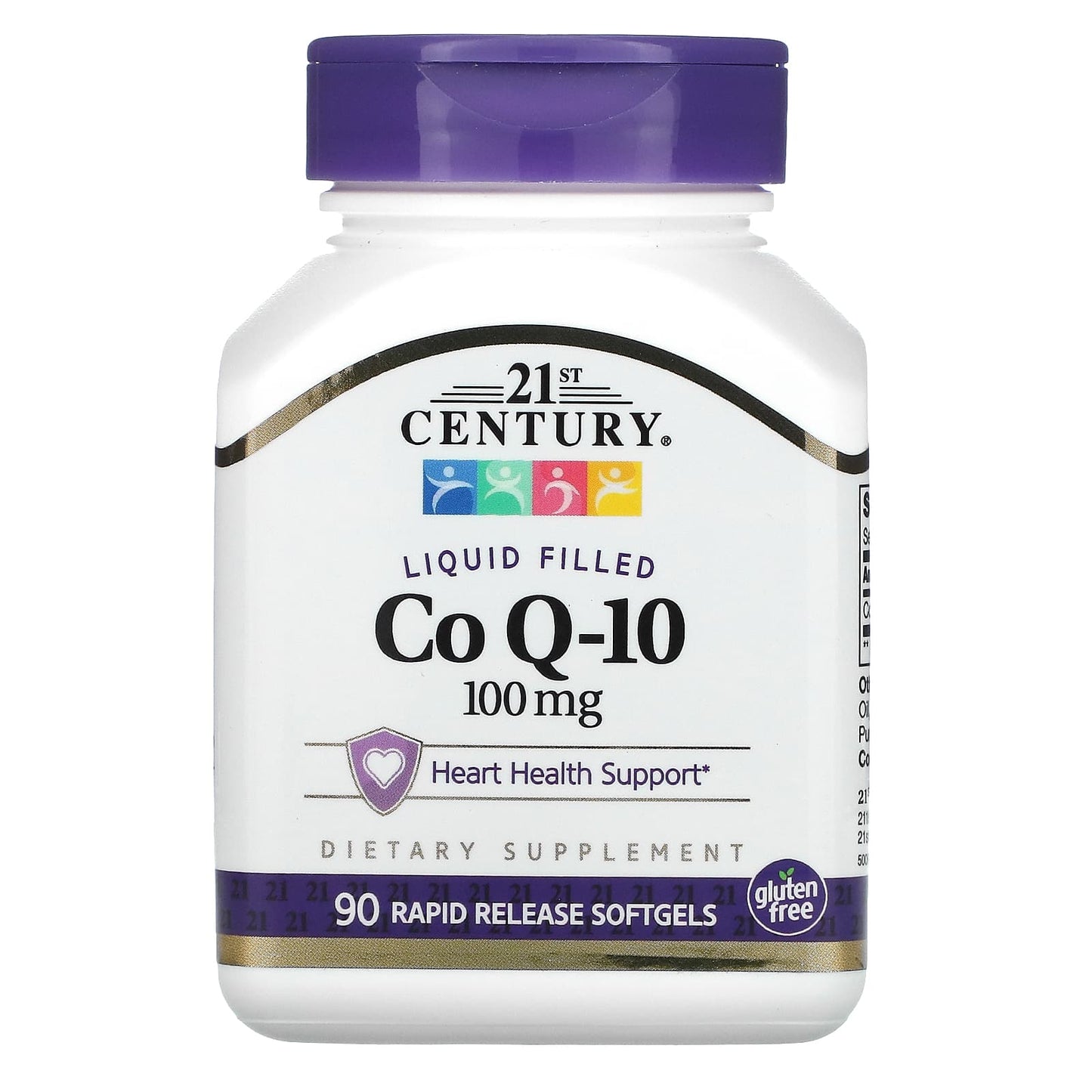 21st Century Liquid Filled CoQ-10, 100mg Heart Health Supplement - Image 1