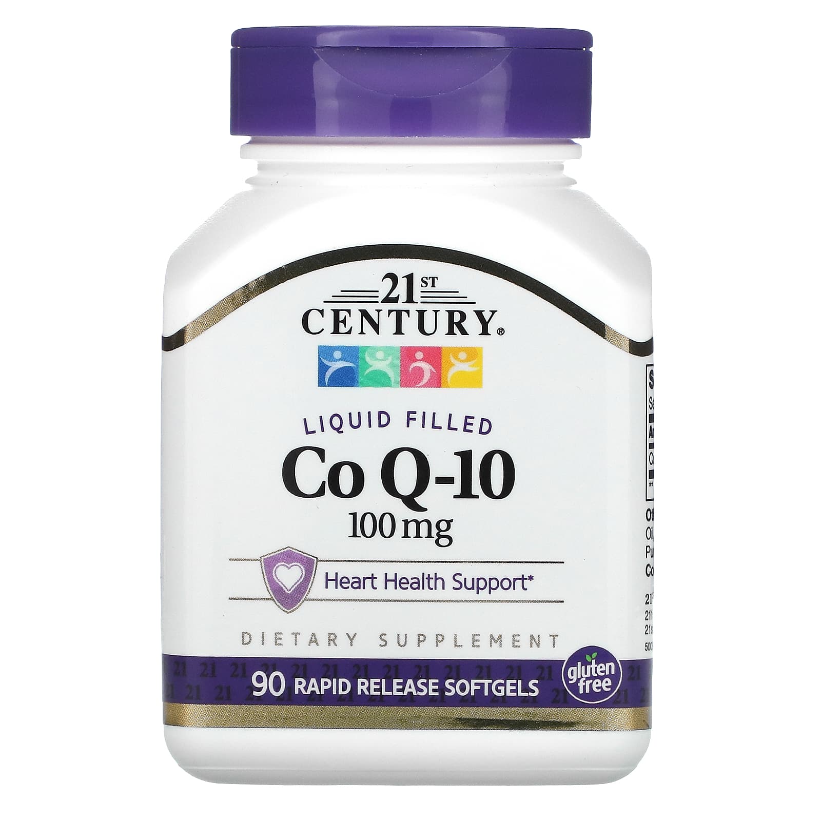 21st Century Liquid Filled CoQ-10, 100mg Heart Health Supplement - Image 1