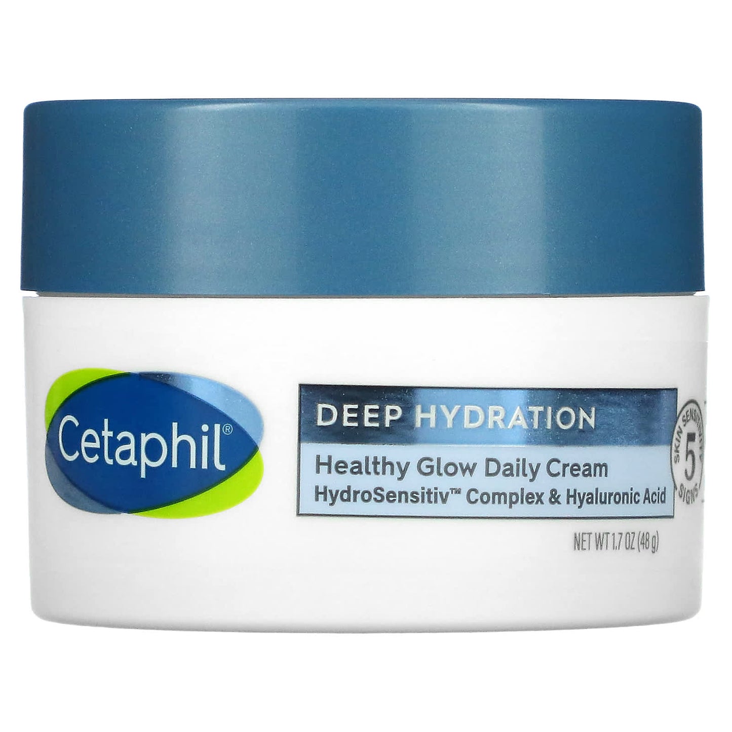 Cetaphil Healthy Glow Daily Moisturizer, Fragrance Free, 48-Hour Hydration - Image 1