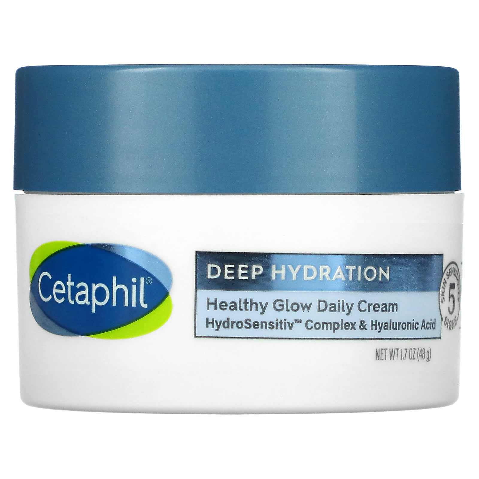 Cetaphil Healthy Glow Daily Moisturizer, Fragrance Free, 48-Hour Hydration - Image 1