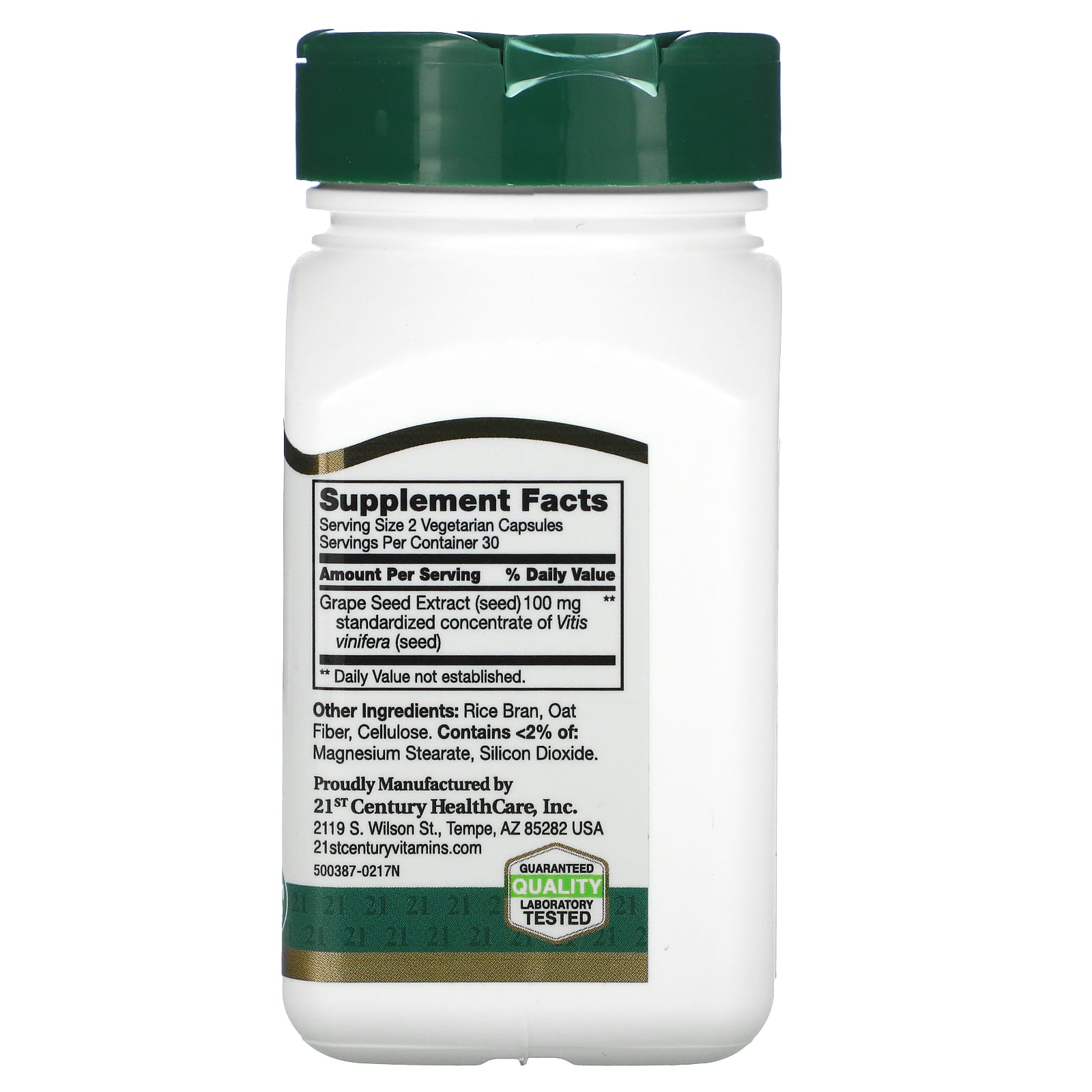 Grape Seed Extract for Antioxidant Support, 50mg per Capsule, 60 Veg Capsules - Image 2