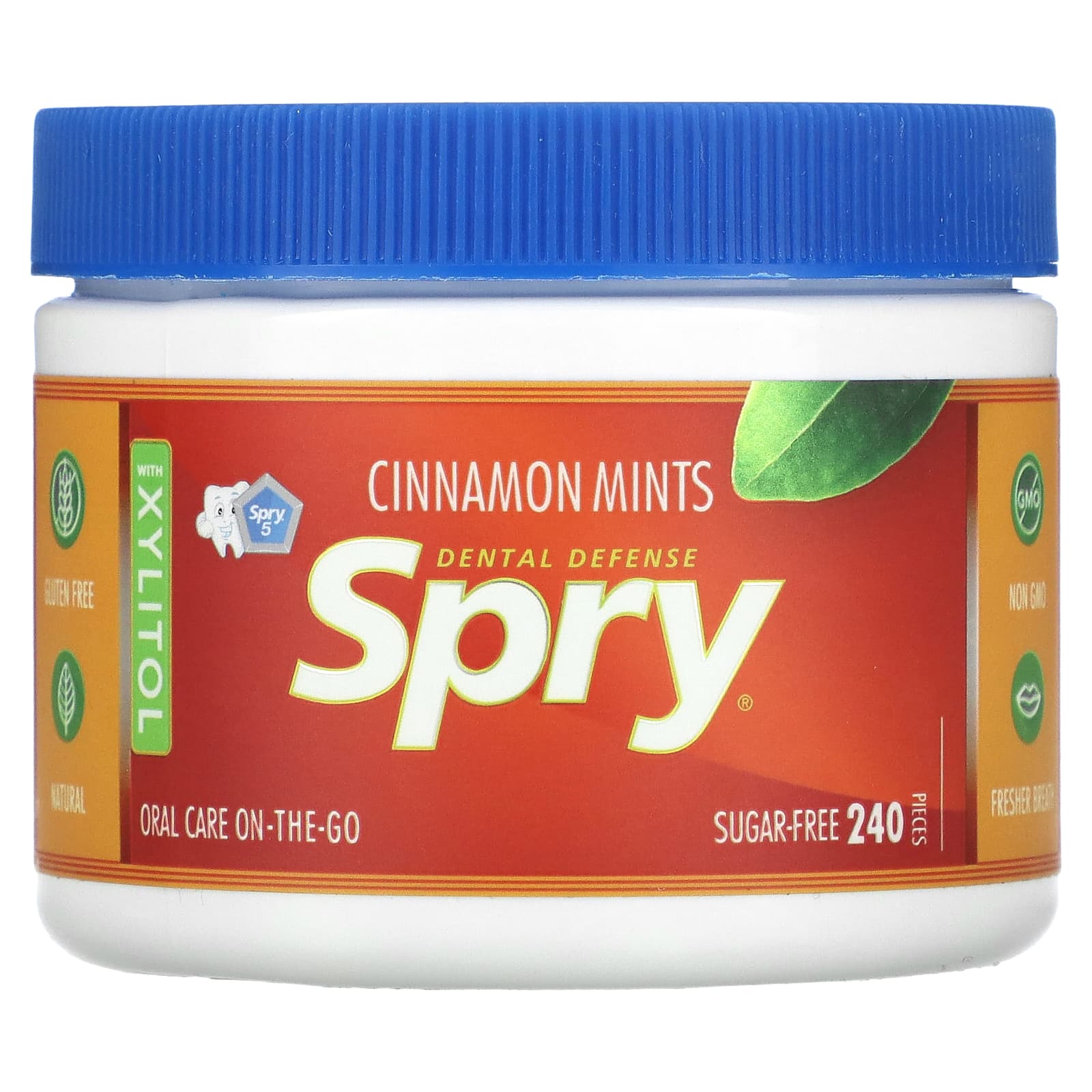 Xlear, Spry, Cinnamon Mints, Sugar Free, 240 Pieces - Image 1