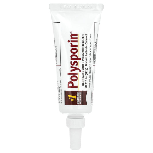 Polysporin, Antibiotic Ointment, 0.5 oz (14.2 g) - Image 1