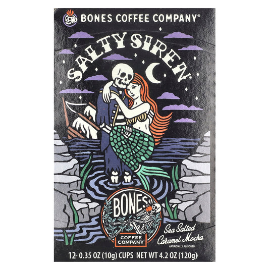Bones Coffee Company Salty Siren Sea Salted Caramel Mocha Coffee Cups - Image 1