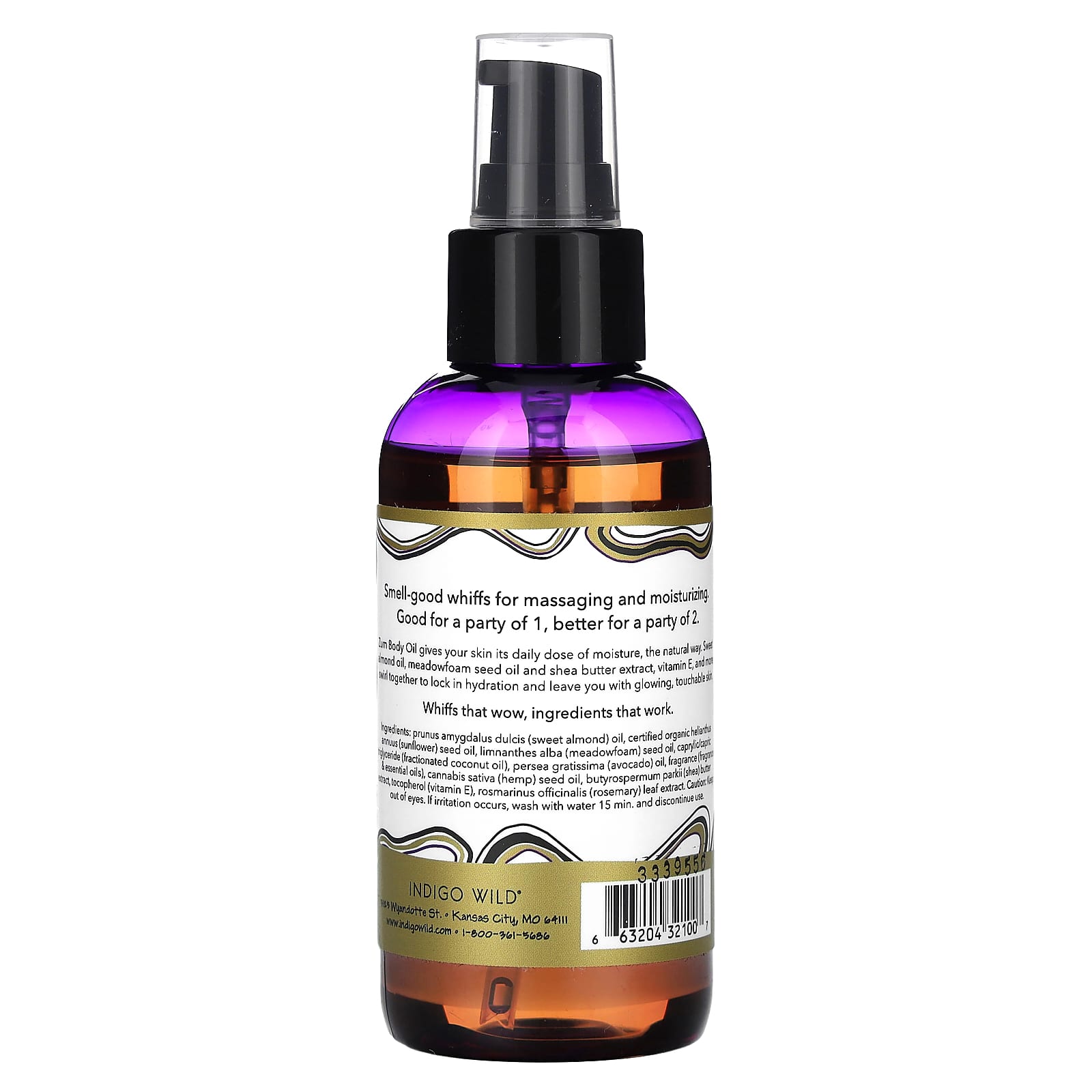 ZUM, Body Oil, Frankincense & Myrrh, 4 fl oz (118 ml) - Image 2