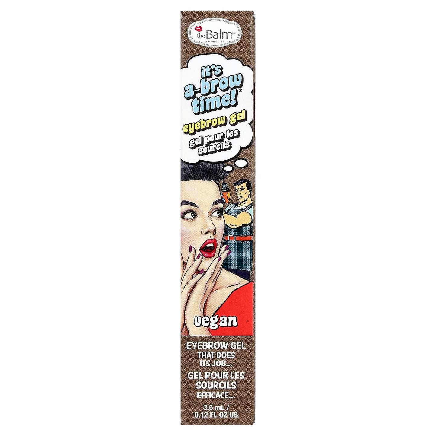 theBalm Cosmetics, It's A-Brow Time!® Eyebrow Gel, Medium Brown, 0.12 fl oz (3.6 ml) - Image 2
