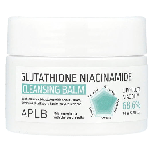 APLB Glutathione Niacinamide Cleansing Balm for Glowing Skin, 2.71 fl oz - Image 1