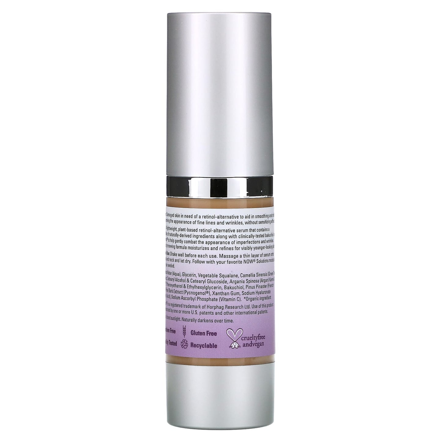 NOW Foods, Solutions, Bakuchiol Skin Renewal Serum, 1 fl oz (30 ml) - Image 2