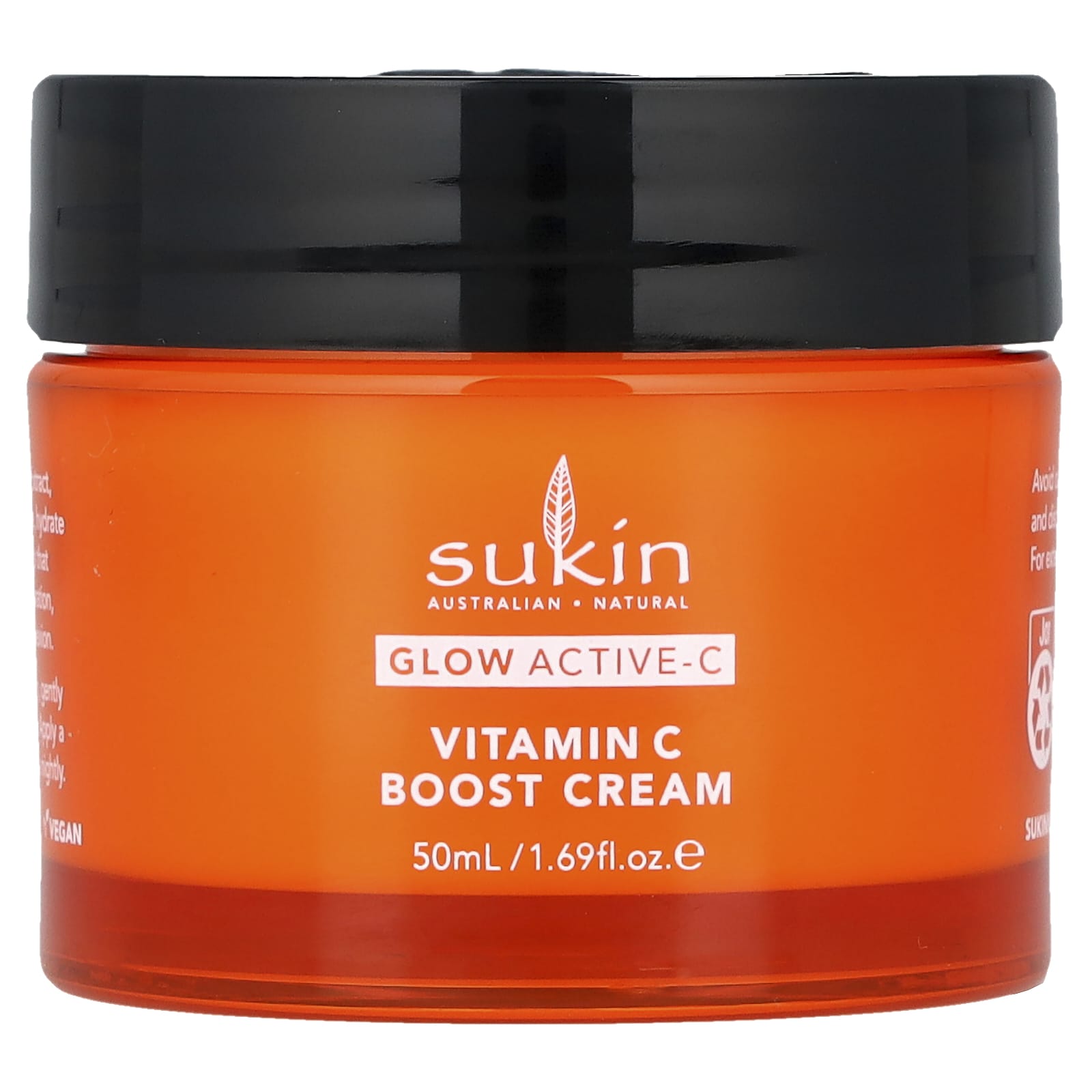 Sukin, Glow Active-C, Vitamin C Boost Cream , 1.69 fl oz (50 ml) - Image 1
