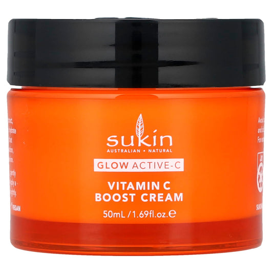 Sukin, Glow Active-C, Vitamin C Boost Cream , 1.69 fl oz (50 ml) - Image 1