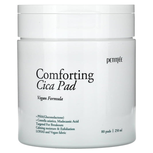 Petitfee, Comforting Cica Pad, 80 Pads, 250 ml - Image 1