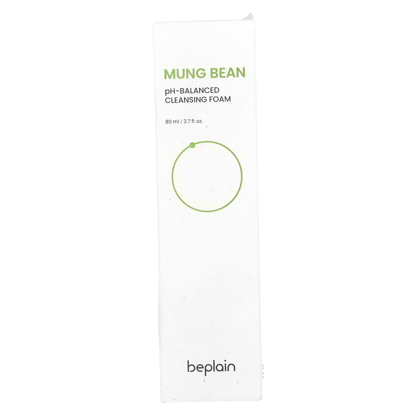 Beplain Mung Bean pH Balanced Daily Face Cleanser, 2.7 fl oz (80 ml) - Image 2