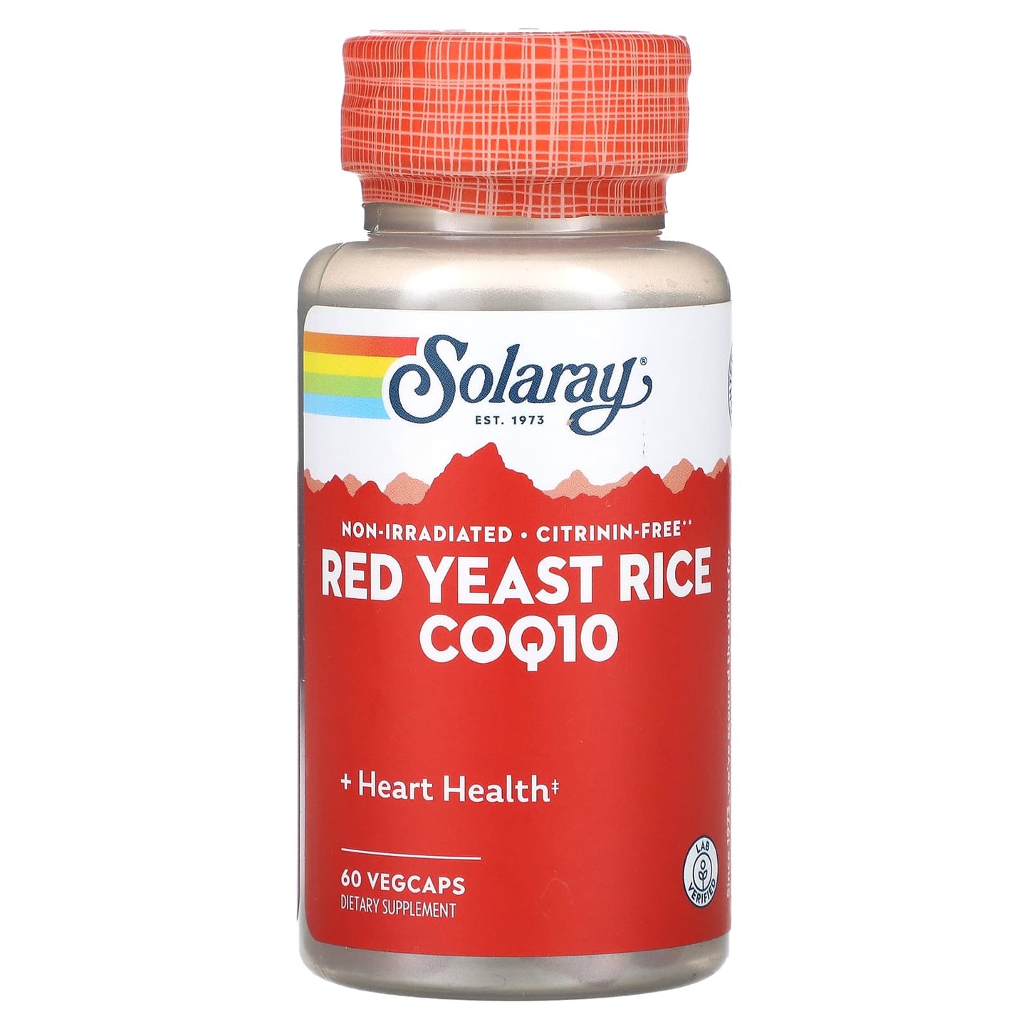 Solaray, Red Yeast Rice CoQ-10, 60 VegCaps - Image 1
